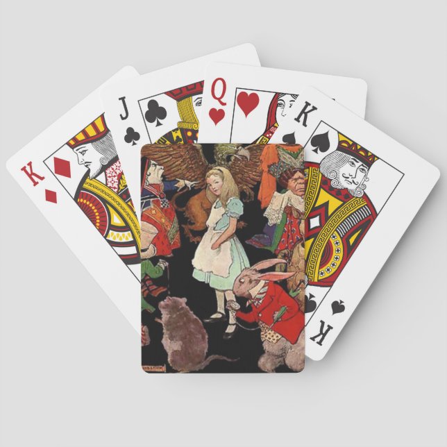 Alice in Wonderland , Jessie Willcox Smith Playing Cards (Back)