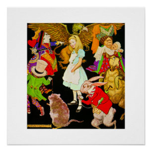 Alice in Wonderland, Jessie Willcox Smith Poster