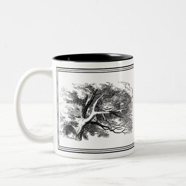 Alice in Wonderland John Tenniel Illustration Mug (Left)