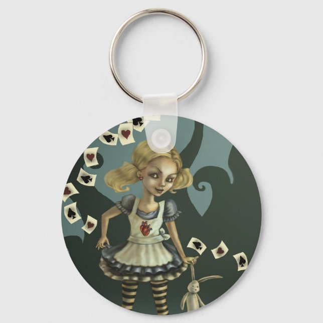 Alice in Wonderland Key Ring (Front)