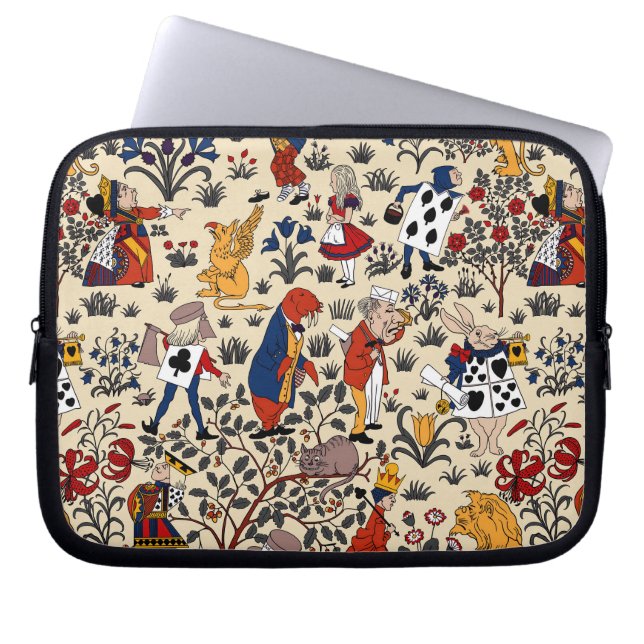 Alice in Wonderland Laptop Sleeve (Front)