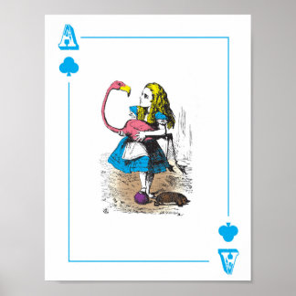 Alice in Wonderland - Large Playing Card Poster