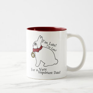 Alice in Wonderland Late Rabbit Mug