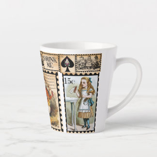 Alice In Wonderland  Latte Mug