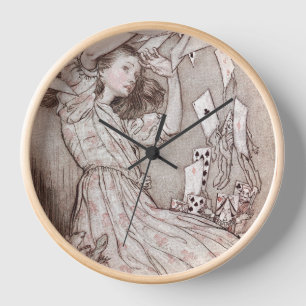 Alice In Wonderland Lewis Carroll Rackham Clock