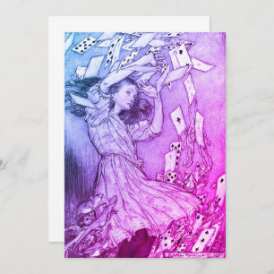 Alice In Wonderland Lewis Carroll Rackham Invitation