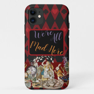 Alice in Wonderland Mad Cheshire Cat iPhone 11 Case
