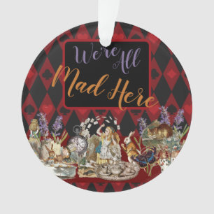 Alice in Wonderland Mad Cheshire Cat Ornament