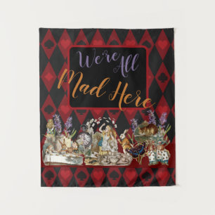 Alice in Wonderland Mad Cheshire Cat Tapestry