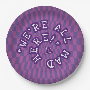 Alice in Wonderland - Mad Hatter Paper Plates
