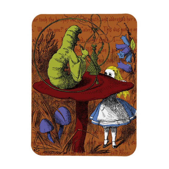 Alice in Wonderland Magnet (Vertical)