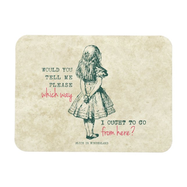 Alice in Wonderland Magnet (Horizontal)
