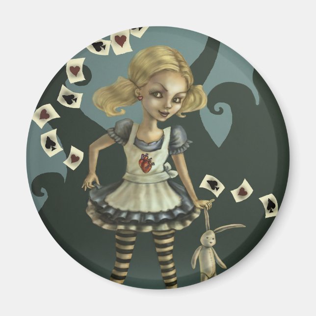Alice in Wonderland Magnet (Front)