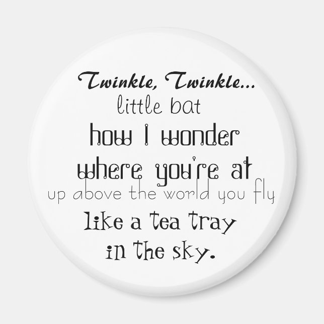 Alice in Wonderland Magnet (Front)