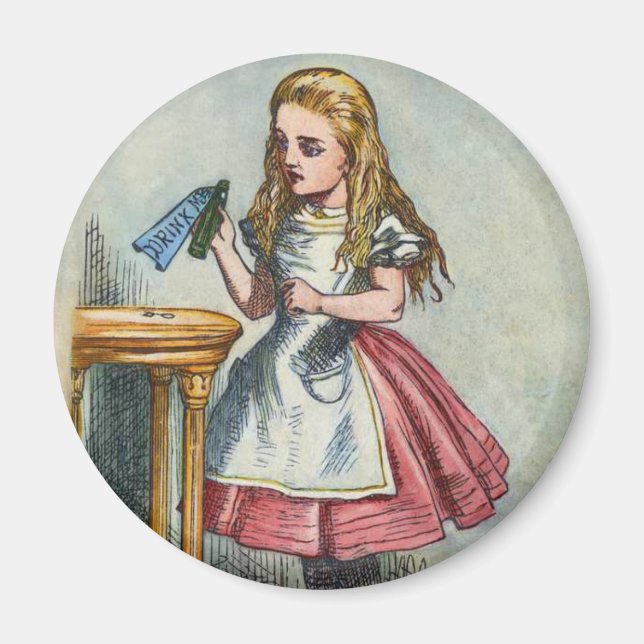 Alice In Wonderland Magnet (Front)