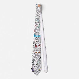 Alice in Wonderland Maze Tie - Customised