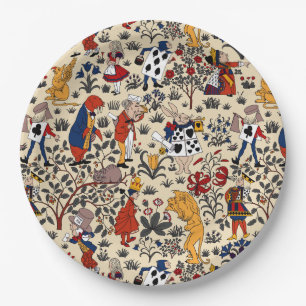 Alice in Wonderland Melamine Plate