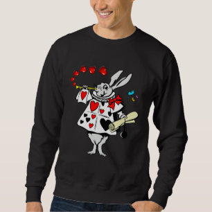 Alice in Wonderland Men Women Kids White Rabbit Sweatshirt