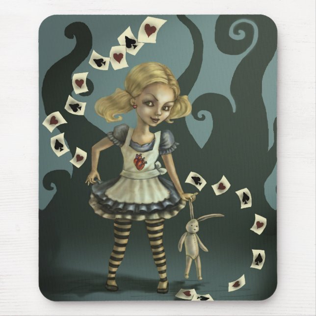 Alice in Wonderland Mouse Pad (Front)