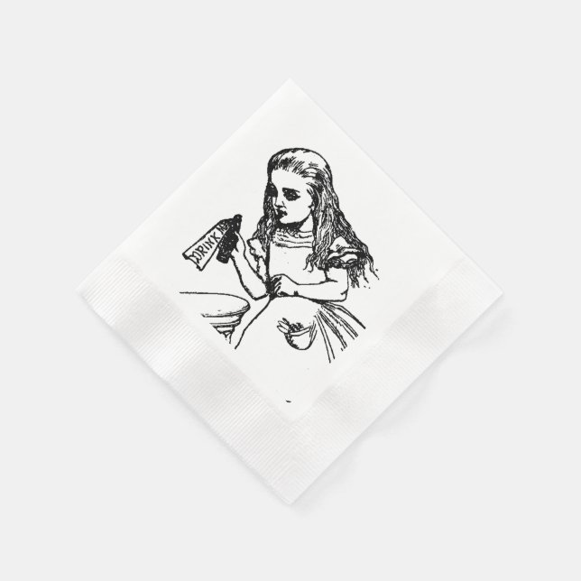 Alice in Wonderland Napkins (Corner)