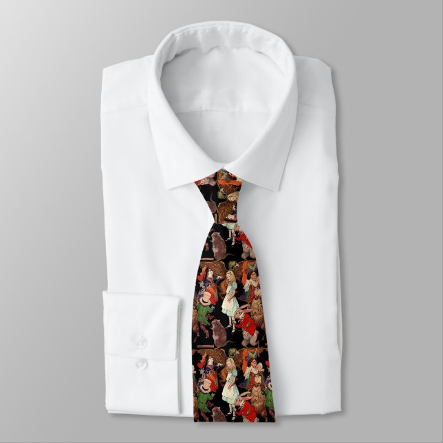 Alice in Wonderland Neck Tie (Tied)
