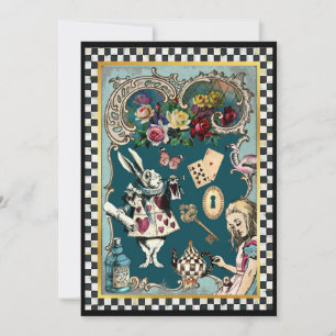 Alice in Wonderland Note Card