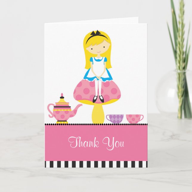 Alice in Wonderland Note Card (Front)
