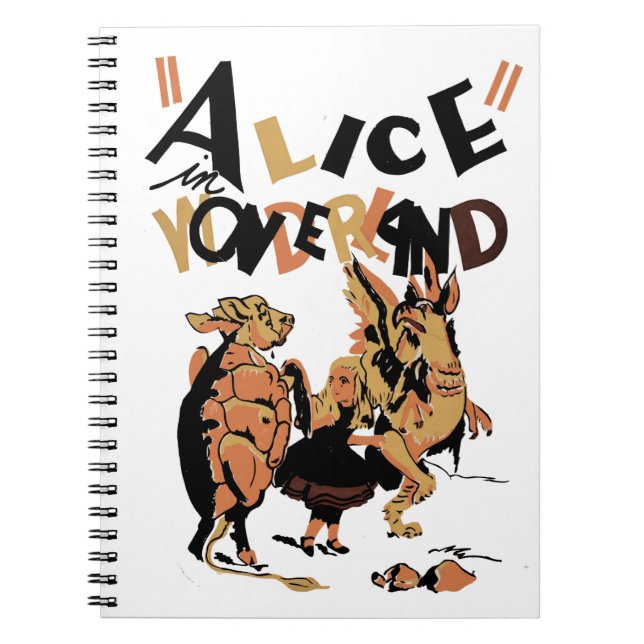  ALICE IN WONDERLAND NOTEBOOK (Front)
