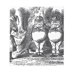 Alice in Wonderland Notepad