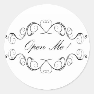Alice in wonderland Open Me ! sticker