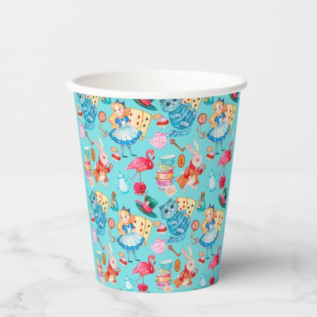 alice in wonderland paper cups (Front)