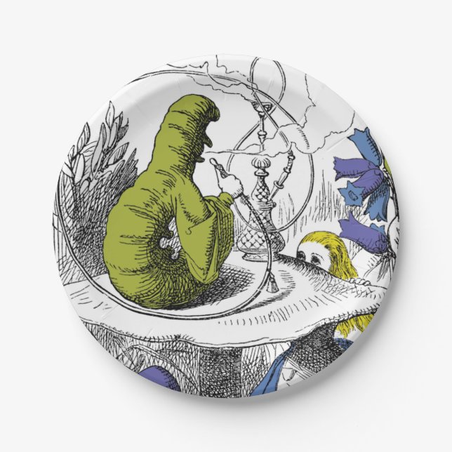 Alice in Wonderland Paper Plate (Front)