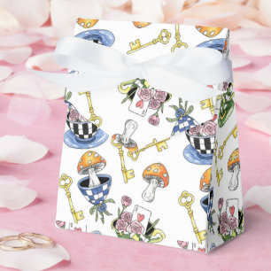 Alice in Wonderland Pattern  Favour Box
