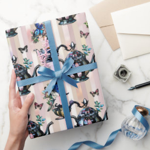 Alice in Wonderland Pattern Wrapping Paper