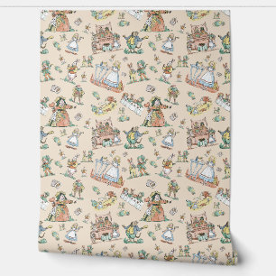 Alice in Wonderland Peel and Stick Wallpaper
