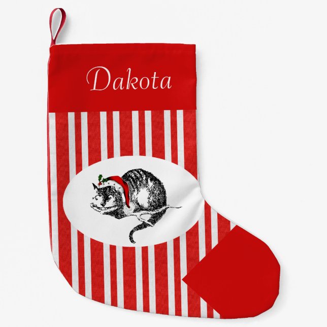 Alice in Wonderland Personalised Cat Stocking (Front)