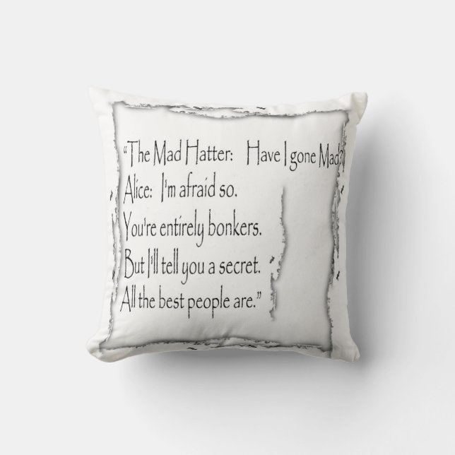 Alice in Wonderland pillow (Front)