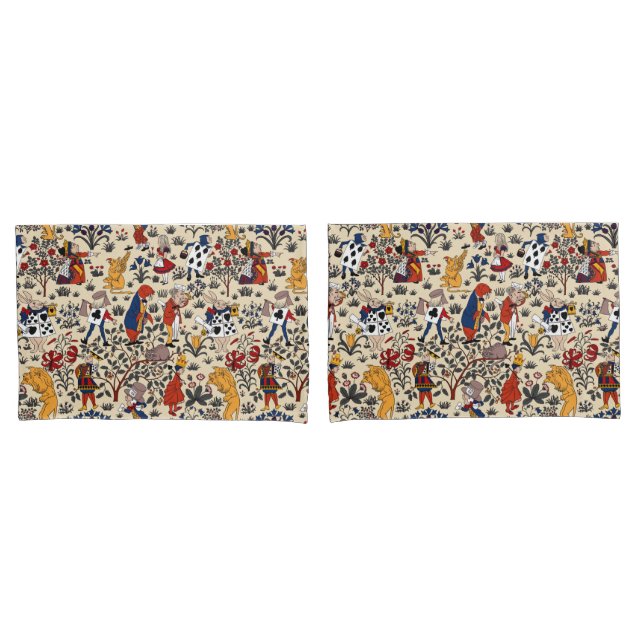 Alice in Wonderland Pillowcase (Front-Set)