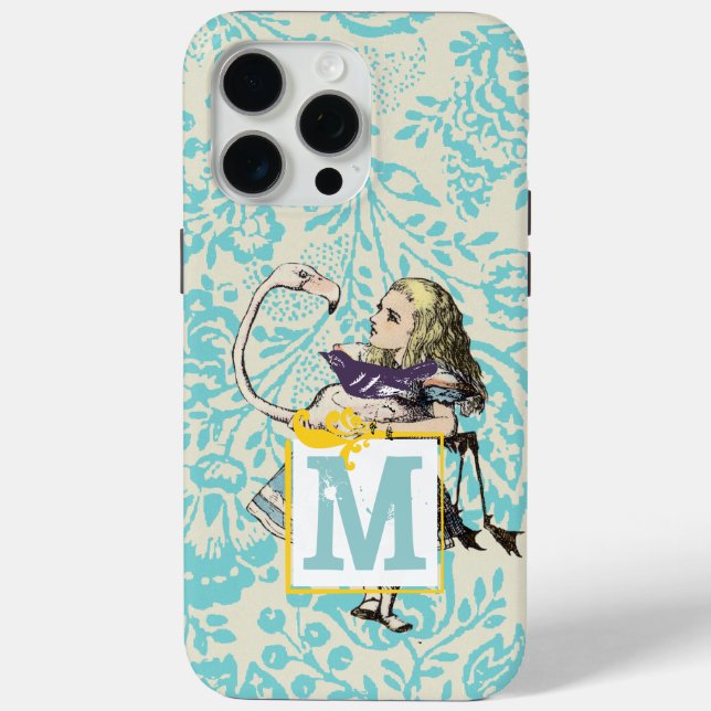 Alice In Wonderland Pink Flammingo Case-Mate iPhone Case (Back)