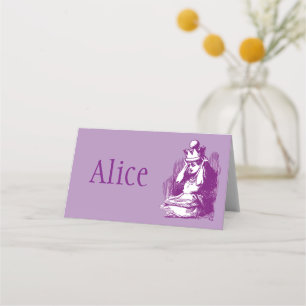 Alice in Wonderland Place Card