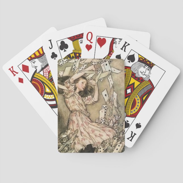 Alice in Wonderland playing cards (Back)