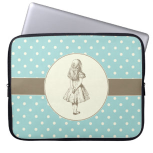 Alice in Wonderland Polka Dots Laptop Sleeve