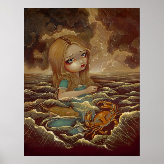 Alice in Wonderland - Pool of Tears Art Print (Front)