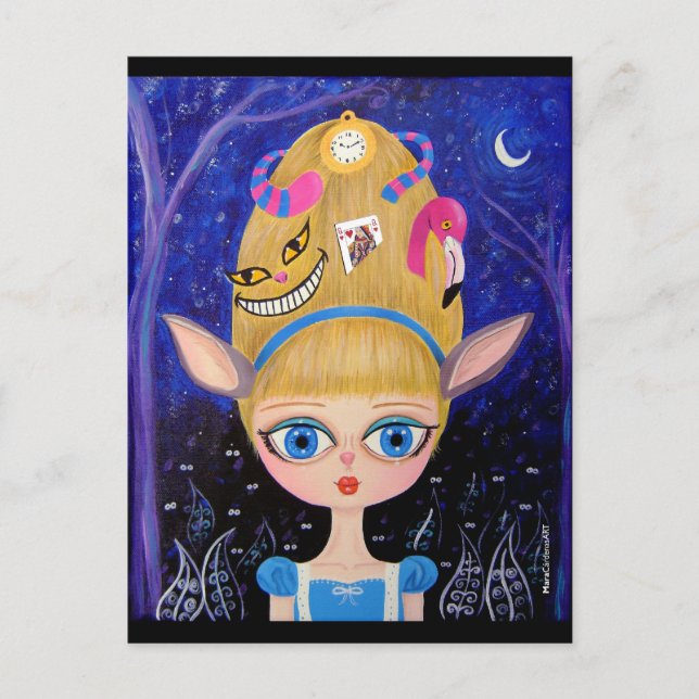 Alice in Wonderland Postcard (Front)