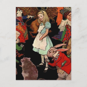Alice in Wonderland Postcard