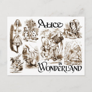 Alice in Wonderland Postcard