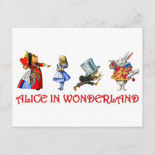ALICE IN WONDERLAND POSTCARD