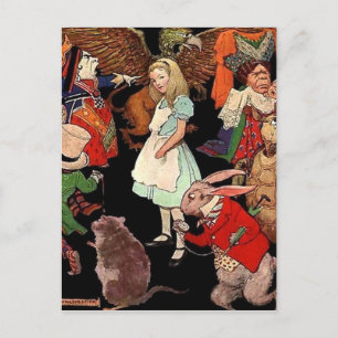 Alice in Wonderland Postcard