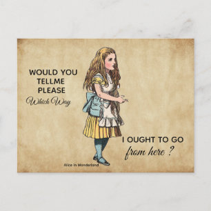 Alice in Wonderland Postcard
