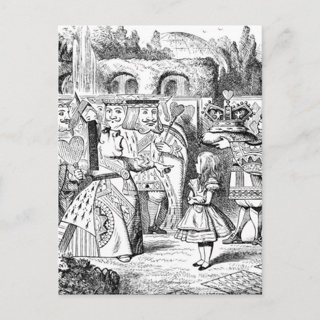 Alice in Wonderland Postcard (Front)